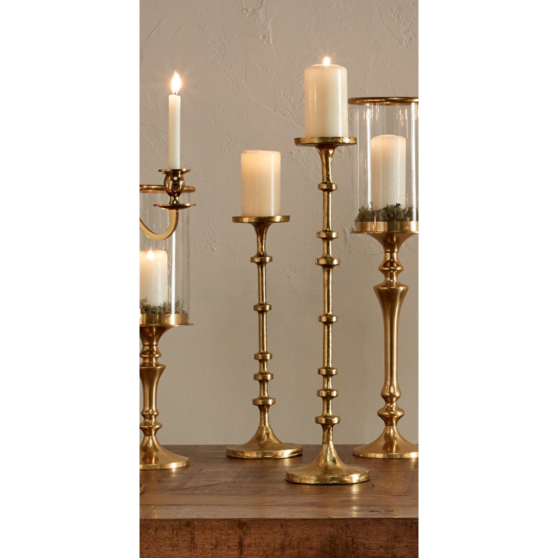 Bloomsbury Market Metal Candlestick Wayfair.co.uk